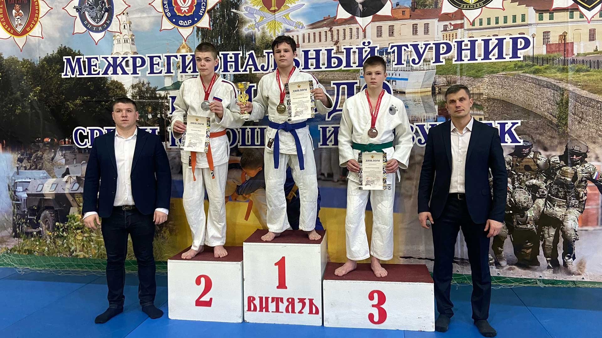 Ярославские дзюдоисты приняли участие в соревнованиях по дзюдо в г. Приволжск.